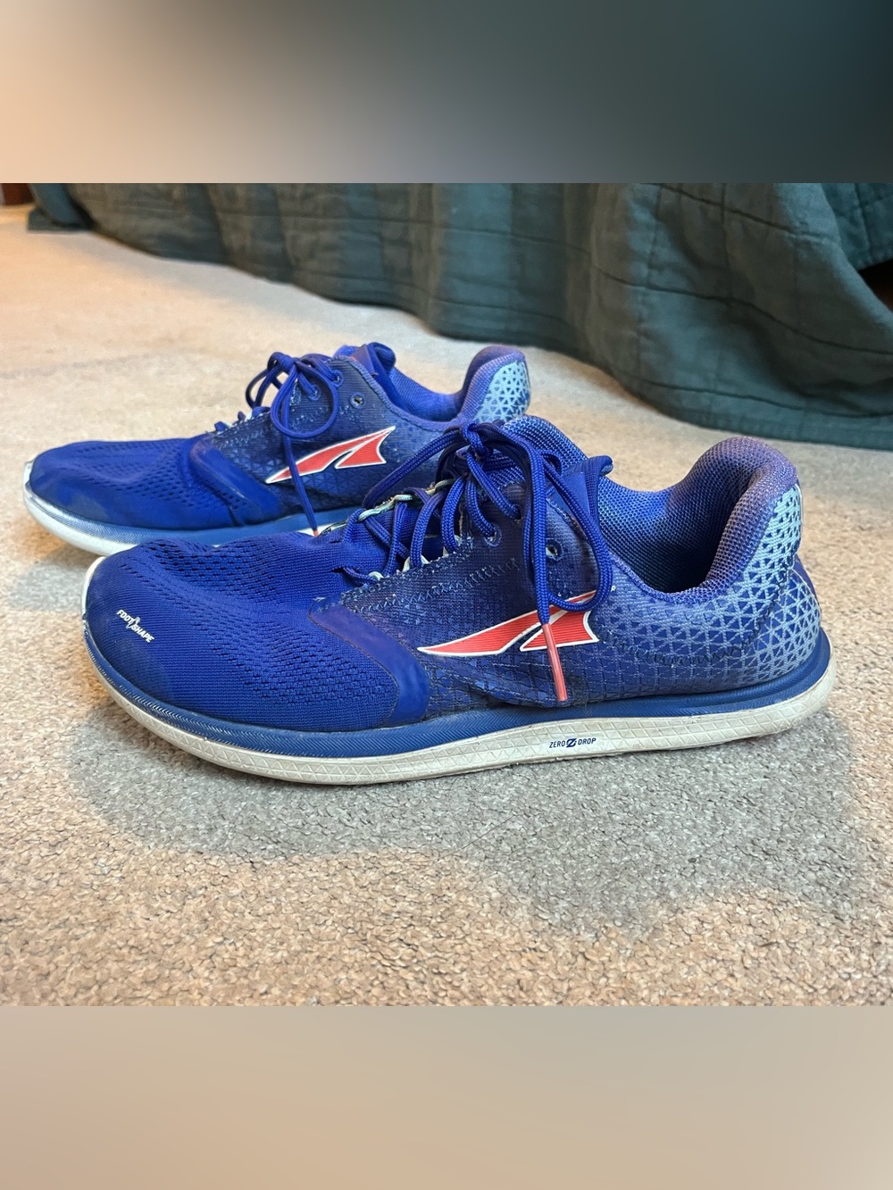 Altra Footshape Blue Athletic Running Shoes